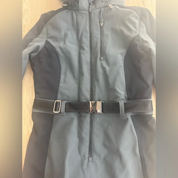 Sweaty Betty Backcountry Ski All In One Jumpsuit - Charcoal and Black - Picture 11 of 14